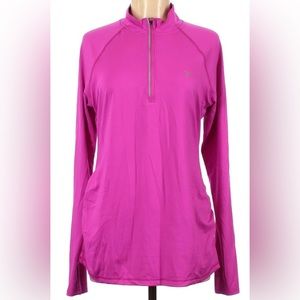 Maternity Pink track jacket, Active by Old Navy, zip neck